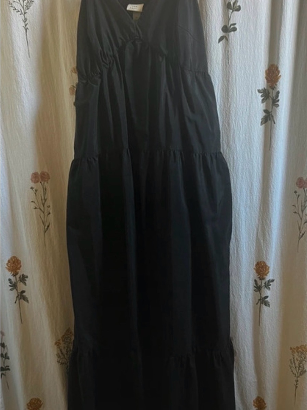 a new day Black Tiered Maxi Dress